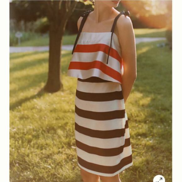 Anthropologie x Mare Mare Striped Mini Dress - Picture 1 of 7